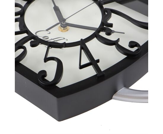 Часы "Чашка, черные", изображение 2 ᐒ купить на  ❤ Like7km.com.ua