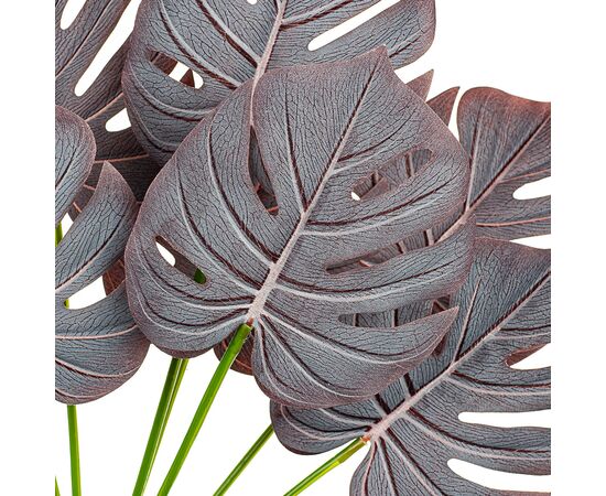 Ветвь монстеры темно-серая искусственная, изображение 3 ᐒ купить на  ❤ Like7km.com.ua