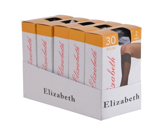 Гольфы Elizabeth 30 den lycra Nero (00109/Nero) | 10 пар, изображение 2 ᐒ купить на  ❤ Like7km.com.ua