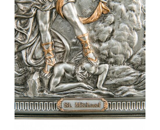 Картина серебро "Архангел Михаил" (23,5 см) (77174AB), изображение 3 ᐒ купить на  ❤ Like7km.com.ua
