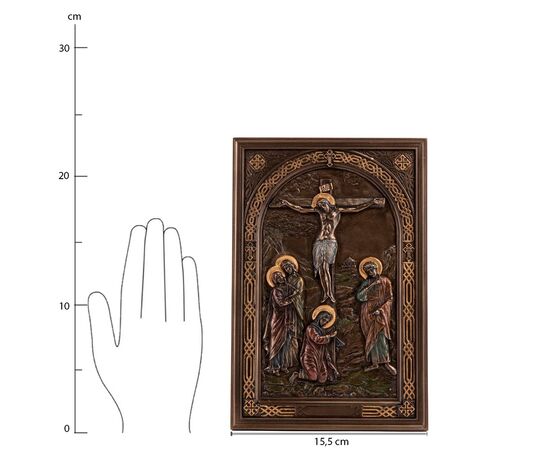 Картина "Распятие Иисуса", 23 см VERONESE, изображение 5 ᐒ купить на  ❤ Like7km.com.ua