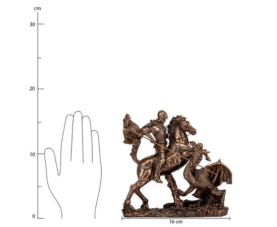 Статуэтка "Георгий Змееборец" (16 см) VERONESE, изображение 8 ᐒ купить на  ❤ Like7km.com.ua