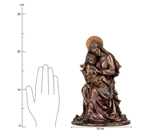 Статуэтка "Дева Мария с Иисусом", 24 см VERONESE, изображение 5 ᐒ купить на  ❤ Like7km.com.ua