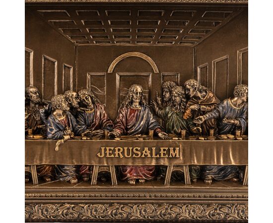 Картина-барельеф "Тайная Вечеря", 27 см VERONESE, изображение 3 ᐒ купить на  ❤ Like7km.com.ua