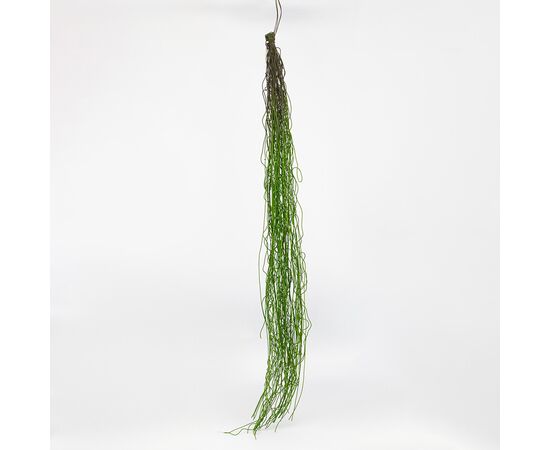 Искусственная свисающая ветка "Тонкие нити", зеленая, 105 см, изображение 2 ᐒ купить на  ❤ Like7km.com.ua