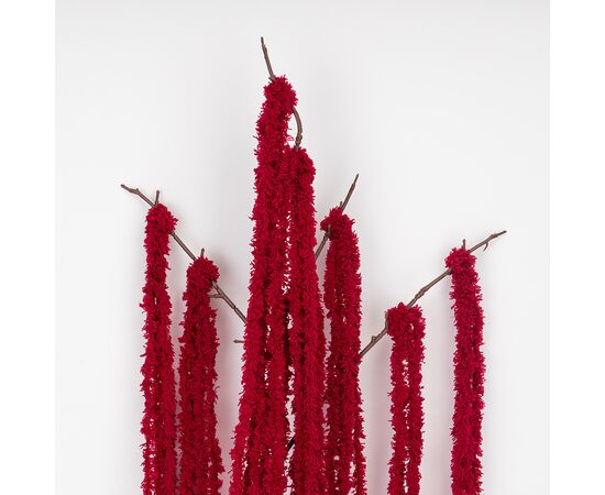 Искусственная свисающая ветка "Амарант", бордовая, 120 см, изображение 2 ᐒ купить на  ❤ Like7km.com.ua