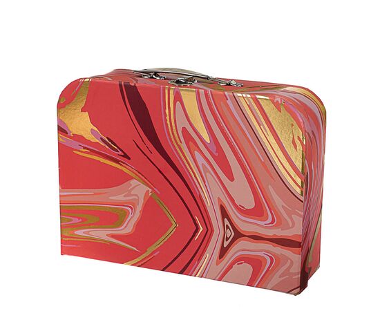 Набор с 3 коробок "Чемодан" красный, изображение 2 ᐒ купить на  ❤ Like7km.com.ua