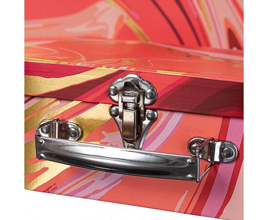 Набор с 3 коробок "Чемодан" красный, изображение 3 ᐒ купить на  ❤ Like7km.com.ua