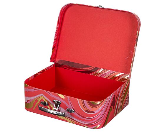 Набор с 3 коробок "Чемодан" красный, изображение 4 ᐒ купить на  ❤ Like7km.com.ua