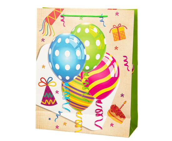 Подарочный пакет "Birthday cake" 31 * 12 * 40, изображение 4 ᐒ купить на  ❤ Like7km.com.ua