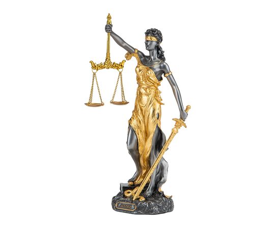 Статуэтка "Фемида: Золотая Справедливость", 29 см VERONESE, изображение 7 ᐒ купить на  ❤ Like7km.com.ua