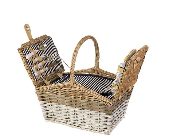 Корзина для пикника на 4 персоны (0503-029) ᐒ купить на  ❤ Like7km.com.ua