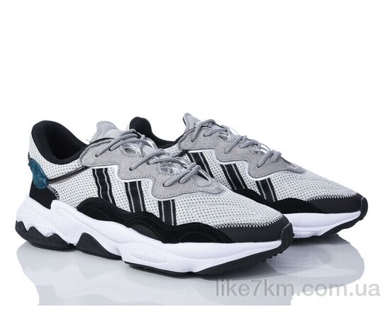 Кроссовки мужские Весна/Осень HD29(7824-2)-10 grey-black (8 пар р.40-45) "Violeta" оптом со склада 7км, изображение 2 ᐒ купить на  ❤ Like7km.com.ua
