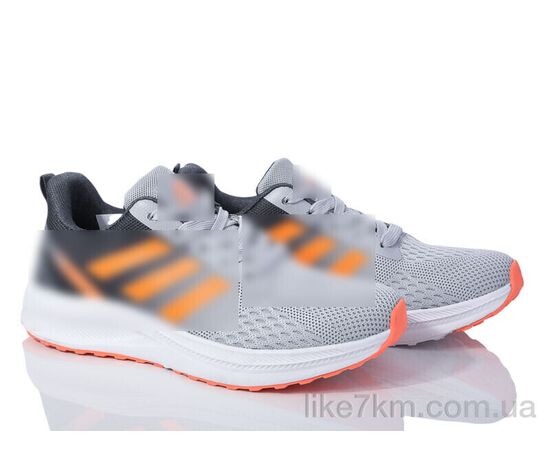 Кроссовки женские Весна/Осень HD32(173-6) grey-orange (8 пар р.36-41) "Violeta" оптом со склада 7км ᐒ купить на  ❤ Like7km.com.ua