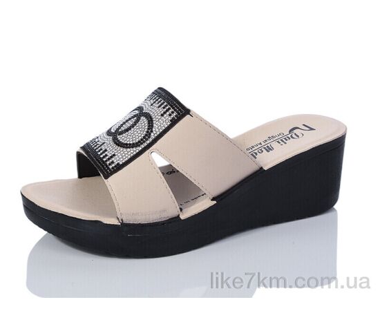 Шлепанцы женские Лето 0970B beige (6 пар р.36-40) "Sali-2" оптом со склада 7км ᐒ купить на  ❤ Like7km.com.ua