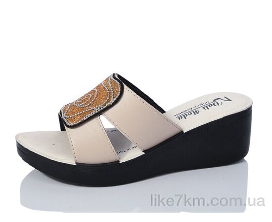 Шлепанцы женские Лето 0970D beige (6 пар р.36-40) "Sali-2" оптом со склада 7км ᐒ купить на  ❤ Like7km.com.ua