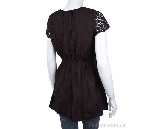 Блузка Лето 508 (08886) brown (3 шт. р.S-L) "Obuvok" оптом со склада 7км, изображение 2 ᐒ купить на  ❤ Like7km.com.ua