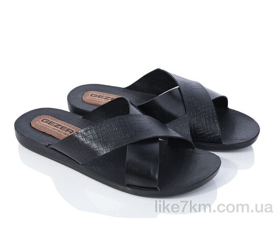 Шлепанцы мужские Лето QN002 black (6 пар р.40-44) "Soylu" оптом со склада 7км ᐒ купить на  ❤ Like7km.com.ua