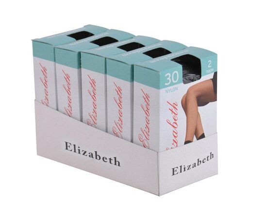 Носки Elizabeth 30 den lycra Nero (00107/Nero) | 10 пар, изображение 2 ᐒ купить на  ❤ Like7km.com.ua