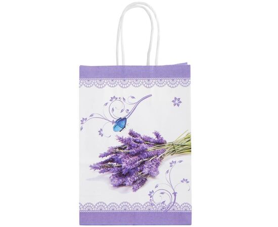 Подарочный пакет "Lavender", 21*15*8 см ᐒ купить на  ❤ Like7km.com.ua