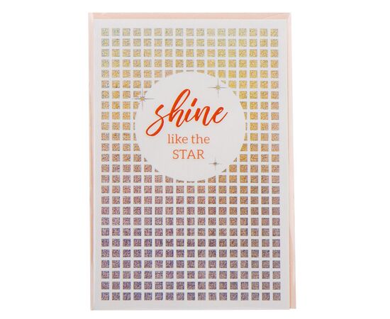 Серия открыток "Shine like the star", 6 видов ᐒ купить на  ❤ Like7km.com.ua