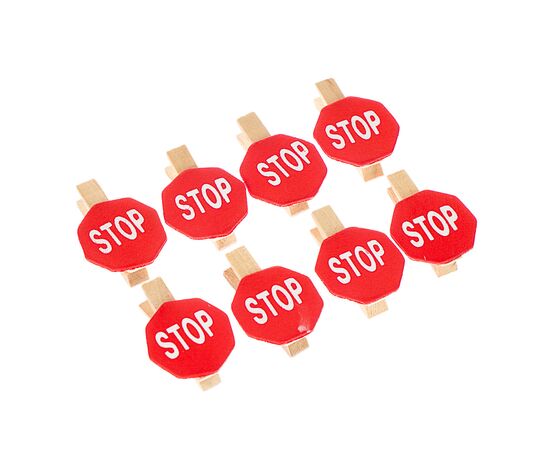 Прищепка "Stop" ᐒ купить на  ❤ Like7km.com.ua