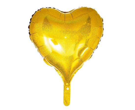 Шар надувной "Сердце" (gold) ᐒ купить на  ❤ Like7km.com.ua